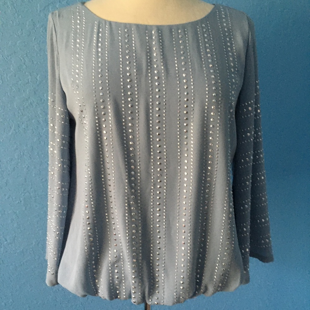 Alfani Petite Embellished Shirt